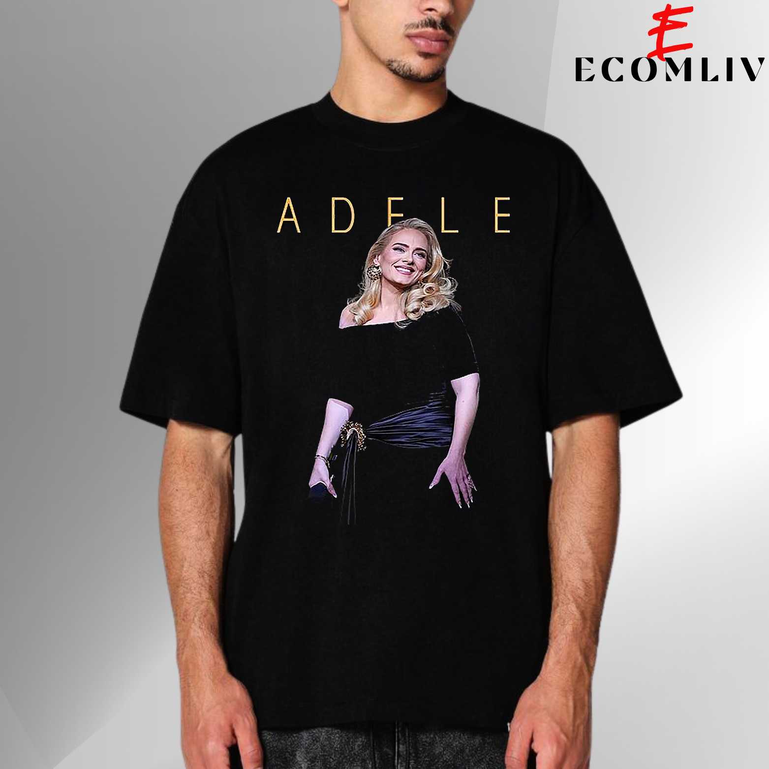 Adele Soul Pop Graphic Tee, Retro Style Streetwear T-Shirt
